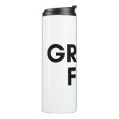 gras thermosbeker (Gedraaid links)