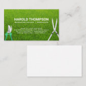 Gras | Tuingereedschap | Schaar Visitekaartje (Voorkant / Achterkant)