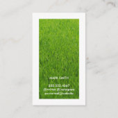 gras visitekaartje (Achterkant)