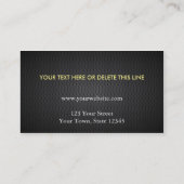 Gras voor grassen visitekaartje (Achterkant)