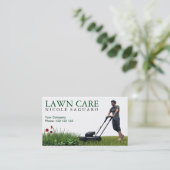 Gras voor grassen visitekaartje (Staand voorkant)