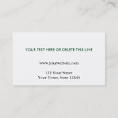 Gras voor grassen visitekaartje (Achterkant)