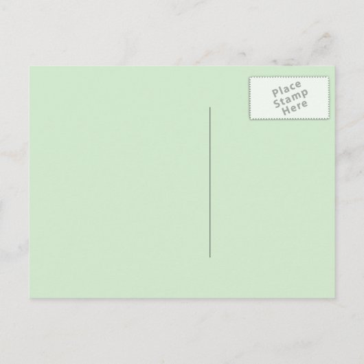 Gras, Zwart Croquet Mallet en Bal Briefkaart (Achterkant)