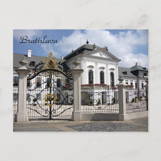grasalkovich bratislava gates briefkaart (Voorkant)
