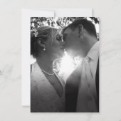 Grasbessen tan terracotta waterverf foto invi kaart (Achterkant)