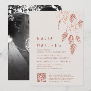 Grasbessen tan terracotta waterverf foto kaart