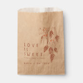 Grasbessen watercolorschets herfst bruiloft bedankzakje (Voorkant)