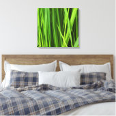 Grasblades Canvas Afdruk (Insitu (Slaapkamer))