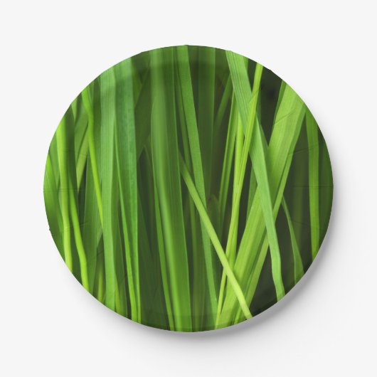 Grasblades Papieren Bordje (Voorkant)