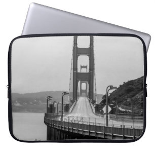 GRASCALE FOTOGRAFIE VAN KABELBRIDGE LAPTOP SLEEVE