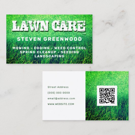 Grasdeelgraszorg Visitekaartje (Voorkant / Achterkant)