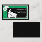 grasdiensten : blokschema visitekaartje (Voorkant / Achterkant)