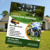 Grasdiensten en landschapsdiensten flyer