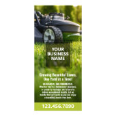 Grasdiensten - maaien, randen, onderhoud reclamekaart (Voorkant)