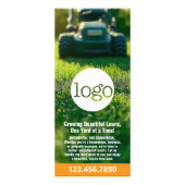 Grasdiensten - Mowing, Edging Landscaping Logo Reclamekaart (Voorkant)