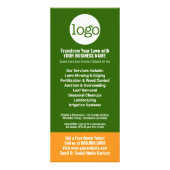 Grasdiensten - Mowing, Edging Landscaping Logo Reclamekaart (Achterkant)