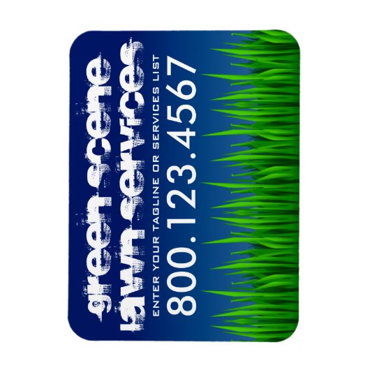 grasdiensten voor de groene scène magneet (Verticaal)
