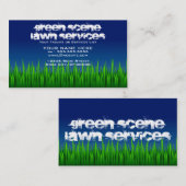 grasdiensten voor de groene scène visitekaartje (Voorkant / Achterkant)