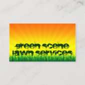 grasdiensten voor de groene scène visitekaartje (Achterkant)