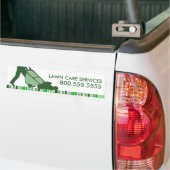 grasdiensten voor groene streak bumpersticker (Op Truck)