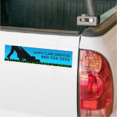 grasdiensten voor groene streak bumpersticker (Op Truck)