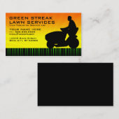 grasdiensten voor groene streak visitekaartje (Voorkant / Achterkant)