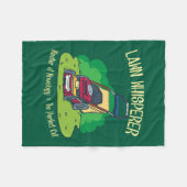 Grasfluisteraar Grasmaaier Tuin Tuinieren Fleece Deken (Voorkant (Horizontaal))