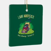 Grasfluisteraar Grasmaaier Tuin Tuinieren Keramisch Ornament (Rechts)