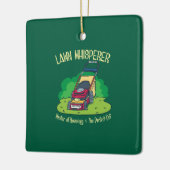 Grasfluisteraar Grasmaaier Tuin Tuinieren Keramisch Ornament (Links)