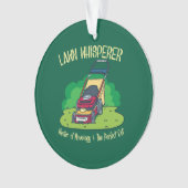 Grasfluisteraar Grasmaaier Tuin Tuinieren Ornament (voorkant)