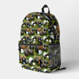 grasforel Bowls fotocollage Bedrukte Rugzak