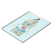 Grasfornuis gaspatronen grappig wandelen notitieboek (Linkerzijde)