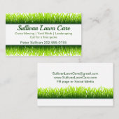 grasgras voor grasstrips voor landschapsonderhoud visitekaartje (Voorkant / Achterkant)