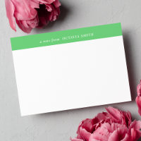 GRASGROEN GEPERSONALISEERDE FAMILIENAAM MONOGRAM