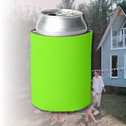 Grasgroen Stevige Kleur | Klassiek | Elegant Blikjeskoeler