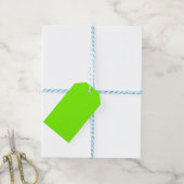 Grasgroen Stevige Kleur | Klassiek | Elegant Cadeaulabel (Met Touw)