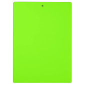 Grasgroen Stevige Kleur | Klassiek | Elegant Klembord (Achterkant)