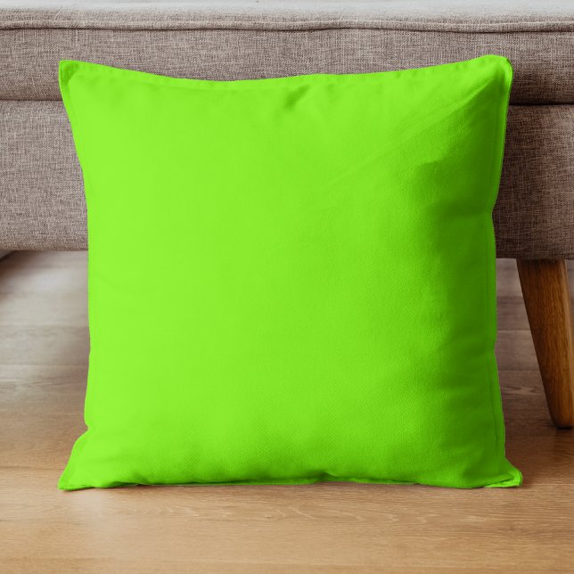 Grasgroen Stevige Kleur | Klassiek | Elegant Kussen (Creator heeft geüpload)