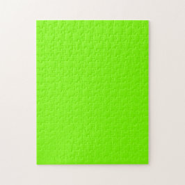 Grasgroen Stevige Kleur | Klassiek | Elegant Legpuzzel
