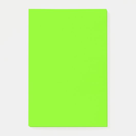 Grasgroen Stevige Kleur | Klassiek | Elegant Post-it® Notes (Voorkant)