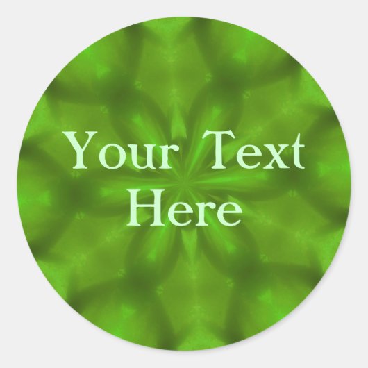 grasgroene Stickers (Voorkant)