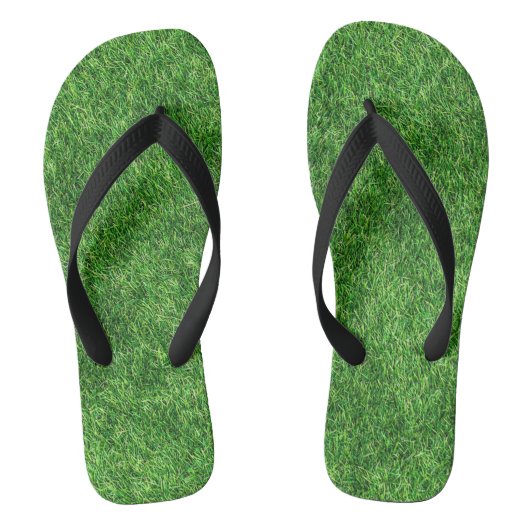 grasgroene Teenslippers (Voetbed)