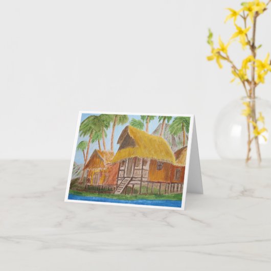 grashutten kaart (Gele Bloem)