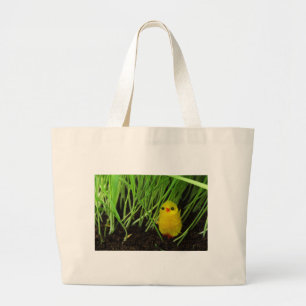 graskuiken grote tote bag
