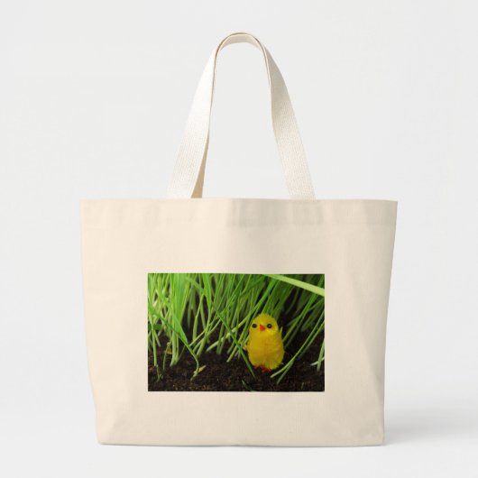 graskuiken grote tote bag (Voorkant)