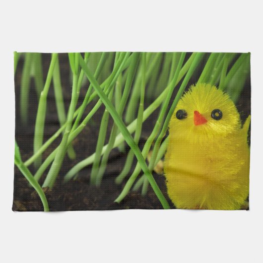 graskuiken theedoek (Horizontaal)