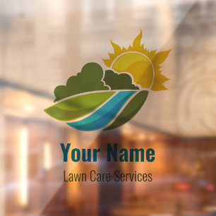 graslandschap raamsticker