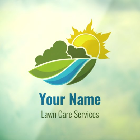 graslandschap raamsticker (Vel 3)