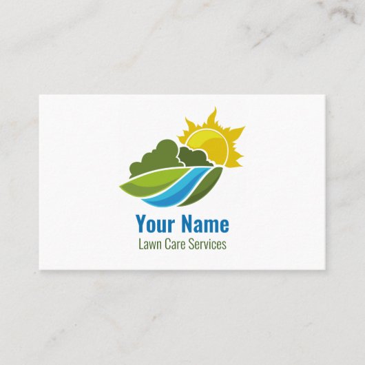  graslandschap visitekaartje (Voorkant)