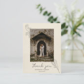  graslijn foto Foto bedankt Briefkaart (Staand voorkant)